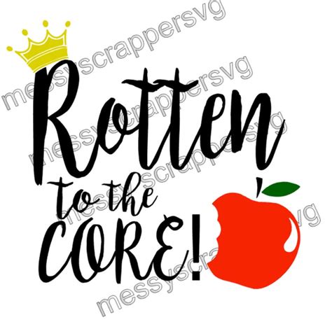 Rotten to the Core Digital Download for That Perfect - Etsy