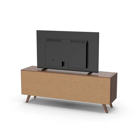 3D Dark Wood TV Stand Set - TurboSquid 2056277