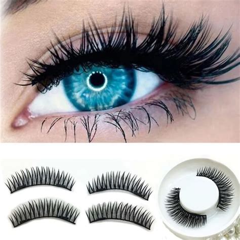 1 Pair 3D Magnetic False Eyelashes Lashes Reusable False Magnet Makeup 3 Styles 3D Magnetic ...