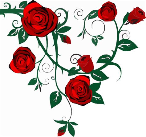 Rose Border Clip Art at Clker.com - vector clip art online, royalty ...