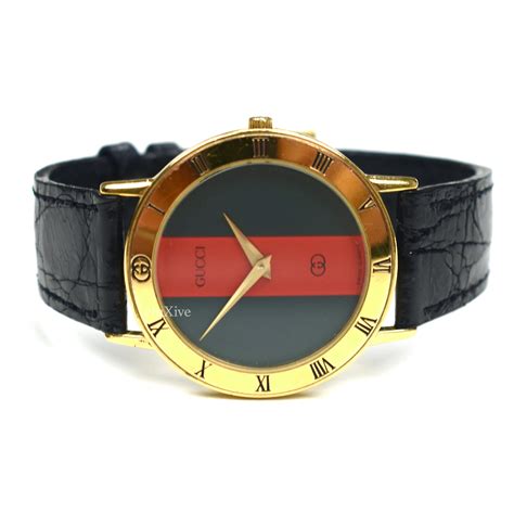 Gucci - 3000M Gold Web Dial Watch – eluXive