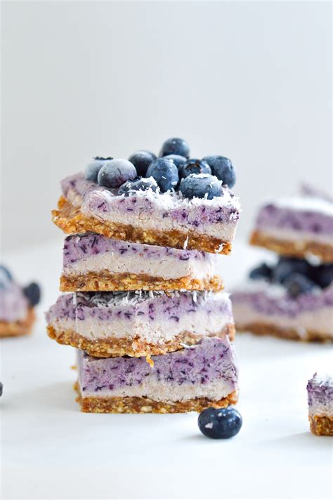 Creamy Vegan No Bake Blueberry Dessert | Greenletes