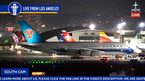 NIGHT Plane Spotting at LAX - YouTube