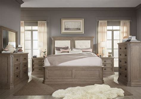 Legacy Classic Furniture Manor House 4pc Upholstered Mansion Bedroom ...