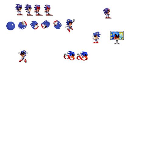 Pixilart - Sonic exe sprite v1 by casualperson