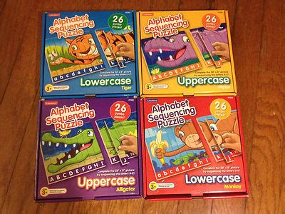 Lakeshore Learning - Alphabet Sequencing Puzzle LOT (4) - Complete Set | #473456665