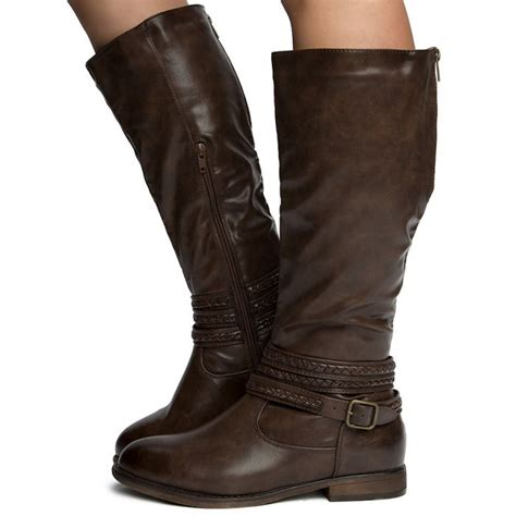 MATA SHOES Women's Ride-1 Mid-calf Boots RIDE-1 BROWN - Shiekh