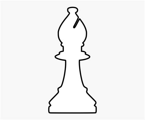 Bishop Chess Piece Silhouette , Free Transparent Clipart - ClipartKey