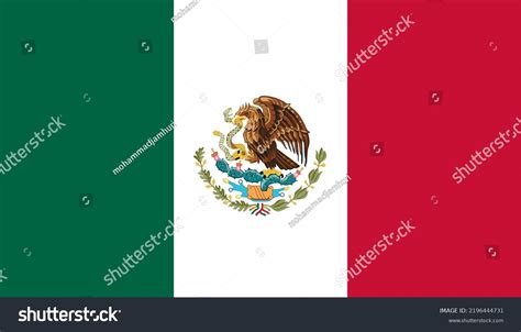 Vector Image Mexico Flag Stock Vector (Royalty Free) 2196444731 ...