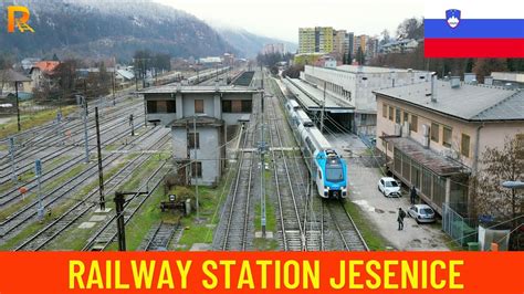 Aerial view of the Jesenice Railway station - Slovenia - Trainspotting - YouTube