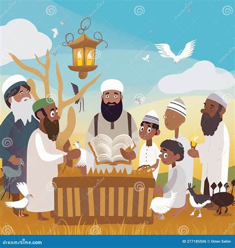 Cartoon van yom kippur stock illustratie. Illustration of herstel ...