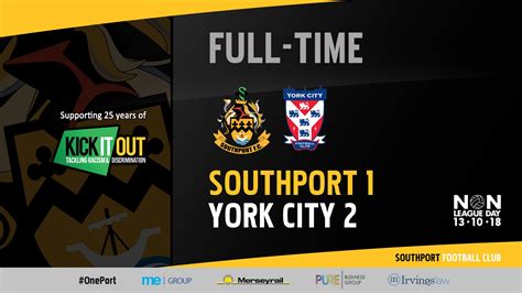 Southport Football Club on Twitter: "The visitors go home with the points. Thanks for your ...