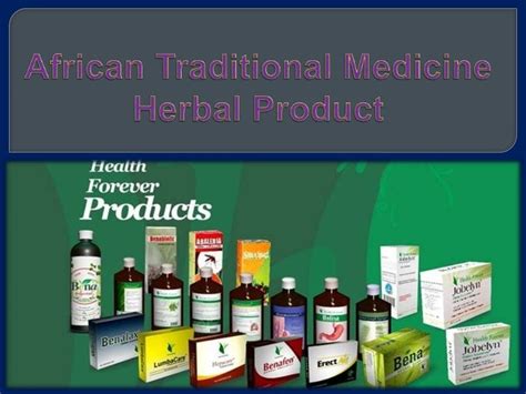 African traditional medicine herbal product