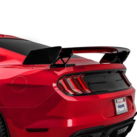 Vicrez GT500 Gloss Carbon Fiber Track Pack Rear Wing Spoiler vz102445 ...