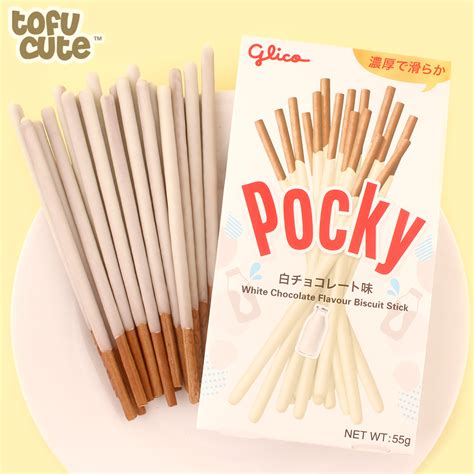 Buy Glico Pocky White Chocolate Biscuit Sticks at Tofu Cute