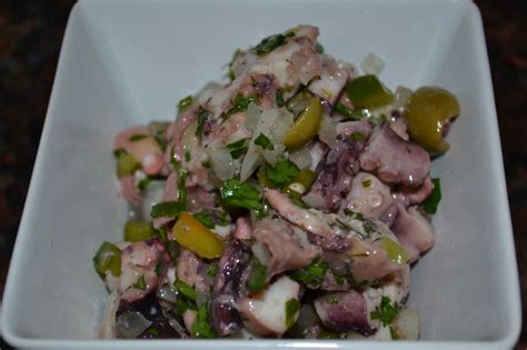 Ensalada de Pulpo (Octopus Salad) | Appetizer recipes, Octopus salad, Recipes