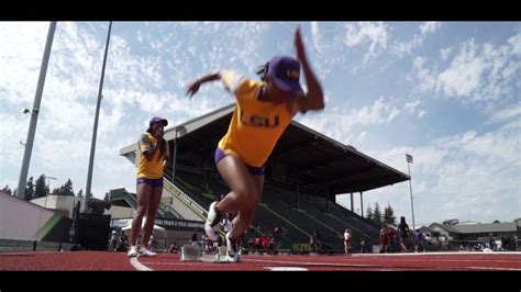 LSU Track & Field's NCAA Championships Tuesday Practice (6/8/16) - YouTube