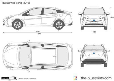 Vector Drawings - Drawing sets | Toyota prius, Prius, Toyota cars