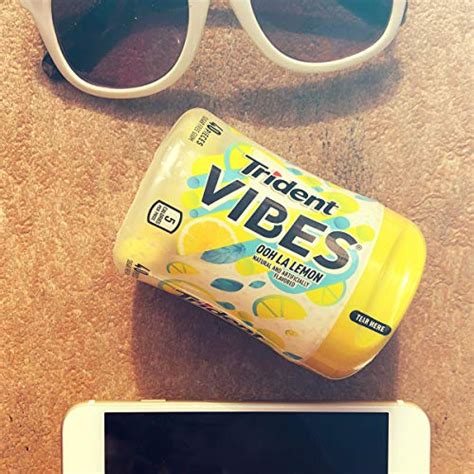 Trident Vibes Gum, Sugar Free, Ooh La Lemon, 3.25 oz | Pricepulse