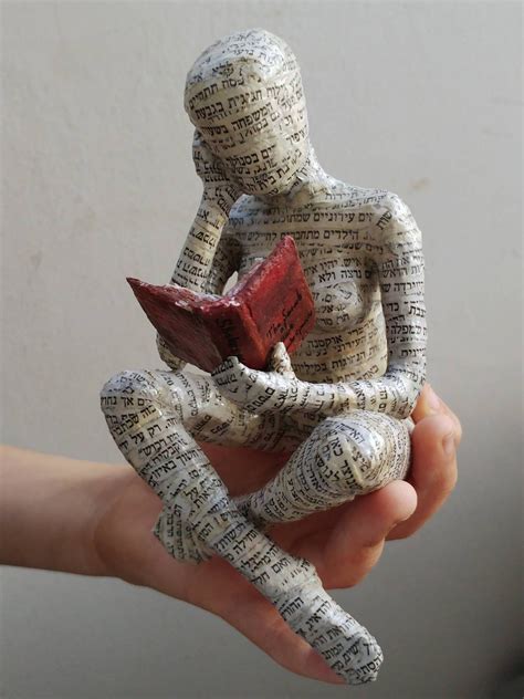 Reading Woman Paper Mache Bookshelf Decor Bookish Gift - Etsy | Paper mache art, Paper mache ...