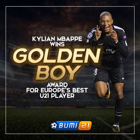 Kylian Mbappe Raih Penghargaan Golden Boy Award 2017