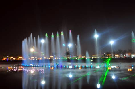 onthewingsofweng: Interactive Dancing Fountain at King Abdullah Park, Riyadh, Saudi Arabia