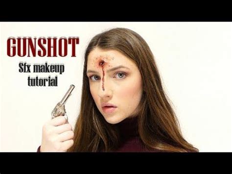 GUNSHOT WOUND || Sfx makeup Tutorial - YouTube Wound Makeup, Sfx Makeup ...