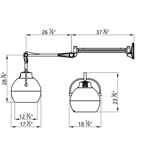 Salon Hood Hair Dryer|Wall Mounted | DIR Salon Furniture