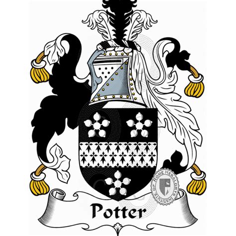 Potter family heraldry genealogy Coat of arms Potter