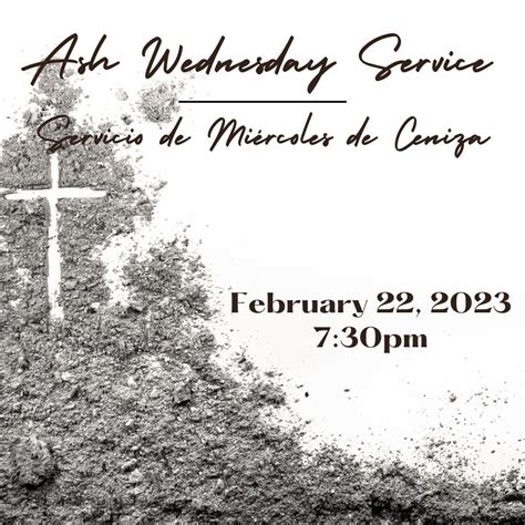 Ash Wednesday Worship Service 2023 - Camino De Fe