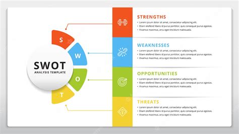 Premium Vector | SWOT Template or Strategic Planning Infographic Design