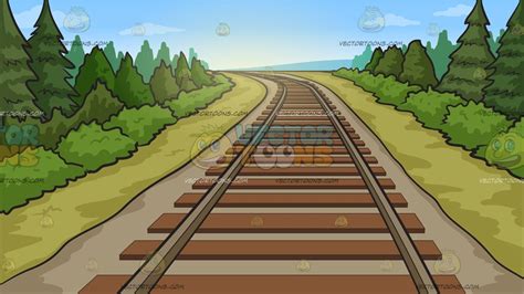 Railway Track Vector at GetDrawings | Free download