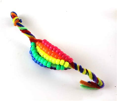 Rainbow Bracelet Craft - Fun Easy Kid Craft - A Crafty Life