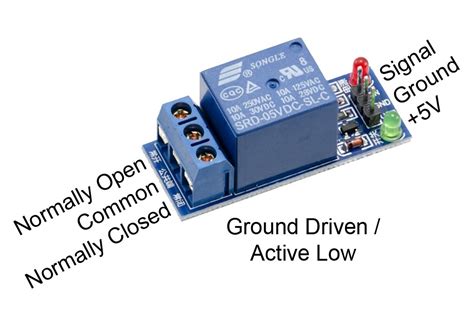 Módulo Relay 1CH 5VDC - Control de encendido/apagado de equipos de alta potencia