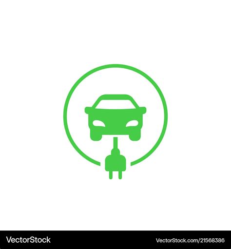 Electric car charging station icon Royalty Free Vector Image