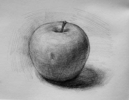 Easy Pencil Drawing, Apple | Drawing apple, Pencil drawings easy, Still ...