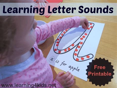 Learning Letter Sounds - Letter A Activity | Learning 4 Kids