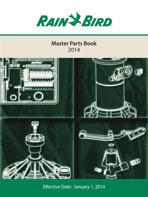 2014 Rainbird Master Parts Book | Electronic Data Interchange | Manufactured Goods