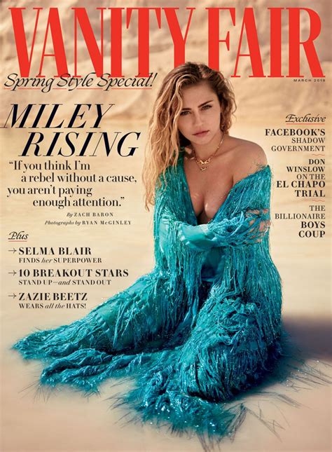 MILEY CYRUS in Vanity Fair Magazine, March 2019 – HawtCelebs