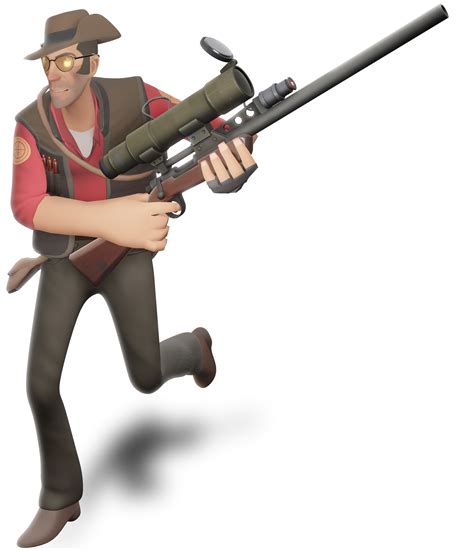 Sniper TF2 Smash Render : r/tf2