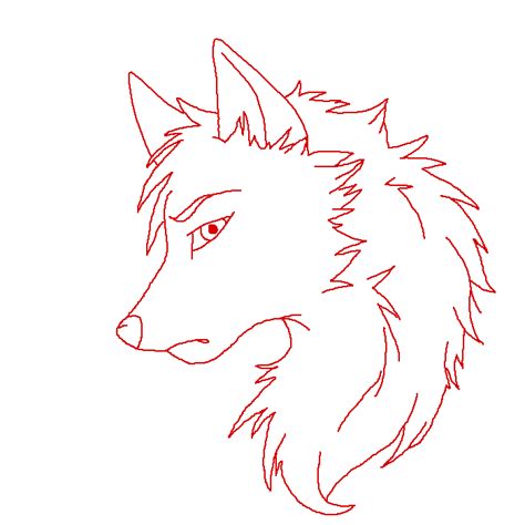 Wolf Drawing Base Head - Eutambem Wallpaper