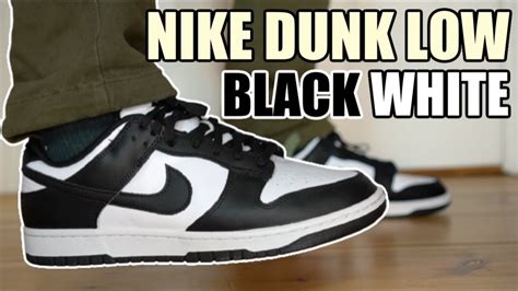 NIKE DUNK LOW BLACK WHITE REVIEW & ON FEET + SIZING & RESELL ...