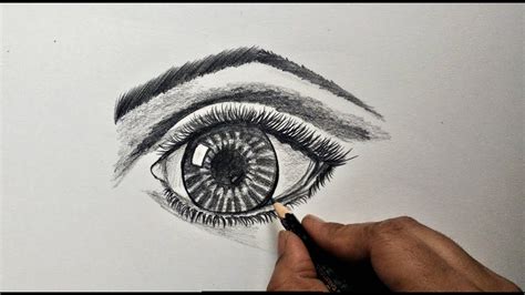 Human eye drawing - Grosnew