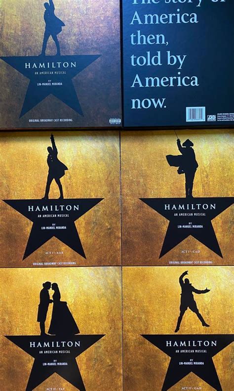 Hamilton Original Broadway Soundtrack Vinyl, Hobbies & Toys, Music ...