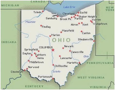 Ohio State Parks Map Printable Map | Maps Of Ohio