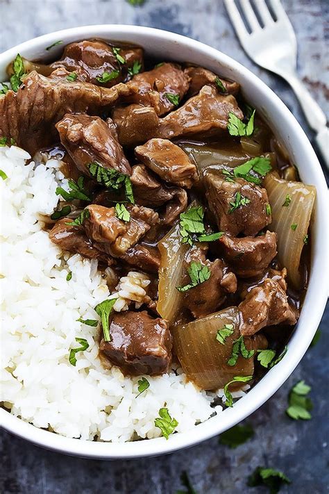 Slow Cooker Beef on Rice | Recipe | Slow cooker beef, Gravy and Rice