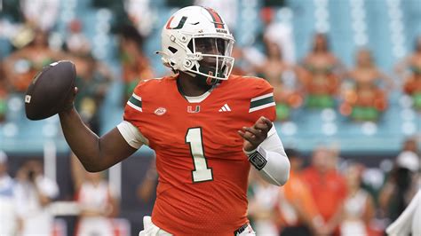 Miami Hurricanes QB Cam Ward nears 15,000-yard passing milestone – NBC ...