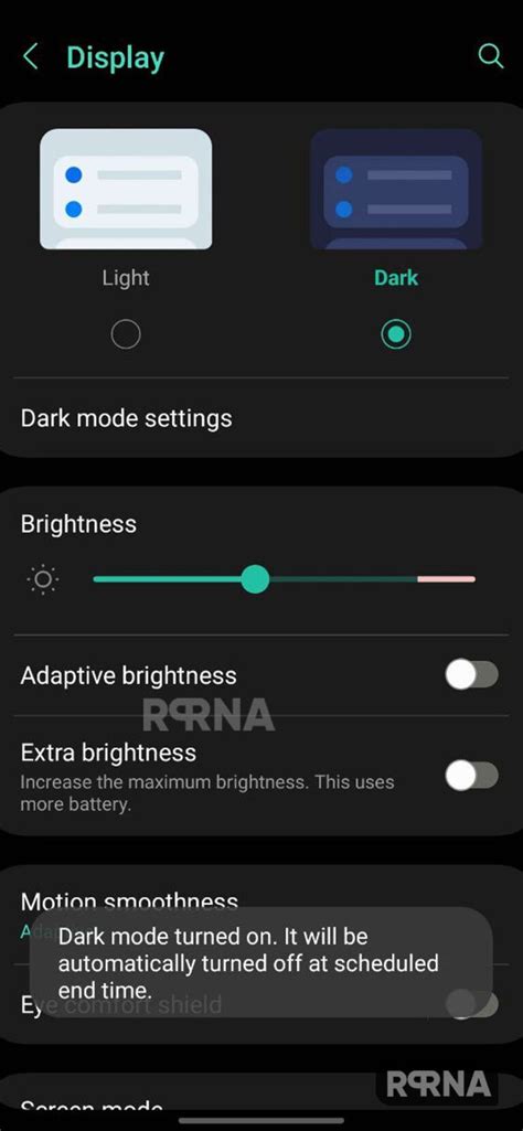 Samsung One UI 5: How to customize Dark Mode - RPRNA