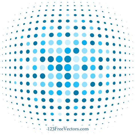Blue Dot Background Illustrator by 123freevectors on DeviantArt