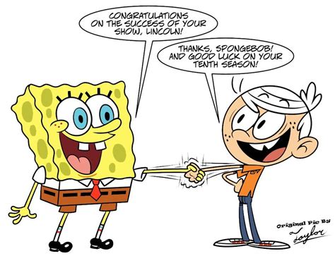 Spongebob crossover with The Loud House | Desenho de inspiração ...